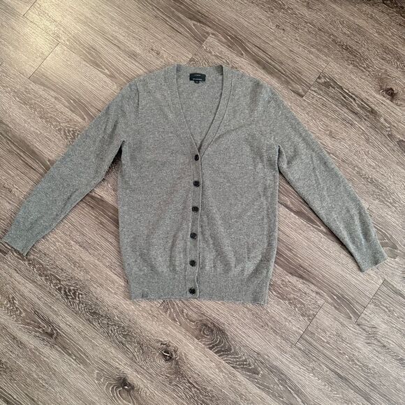 J. Crew Wool Cashmere V Neck Cardigan - Picture 1 of 6